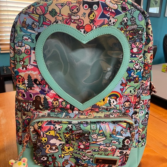 Tokidoki Backpack with Heart Window - Picture 1 of 6